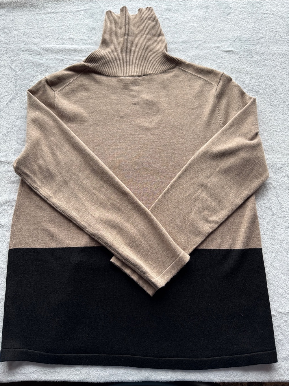 Investments Two-Tone Turtleneck Sweater